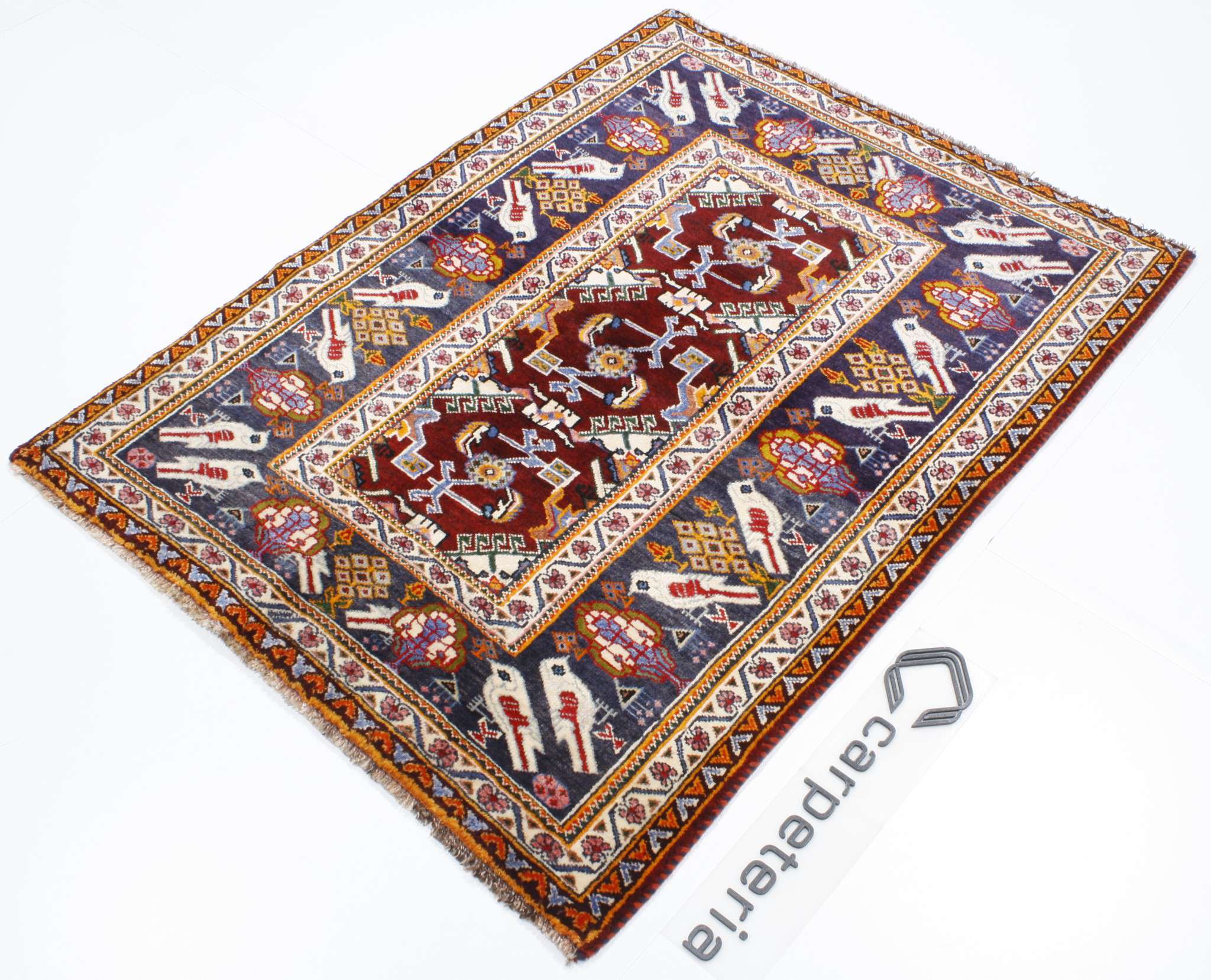 Persian rug Shiraz Figural