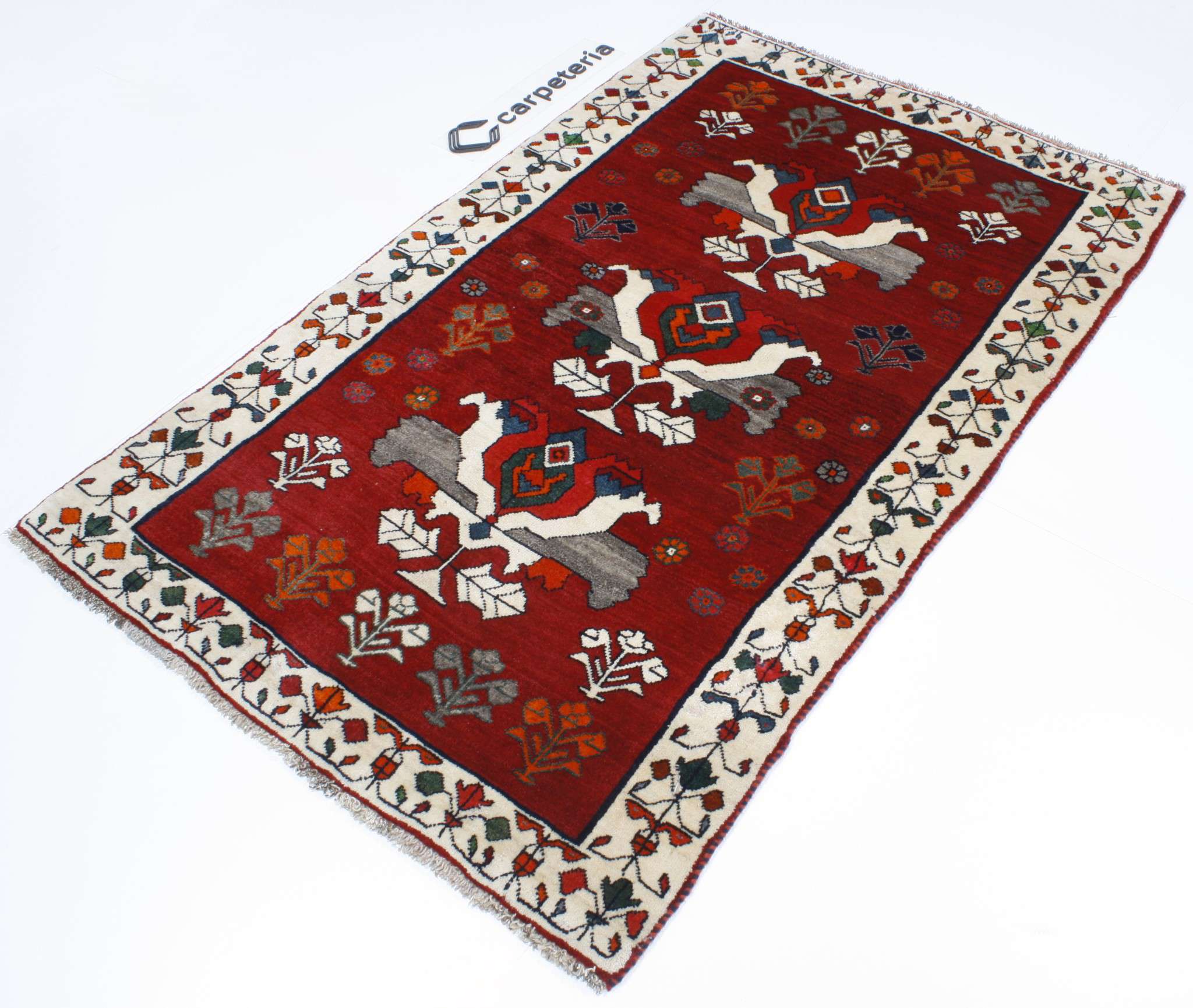 Persian rug Shiraz Figural