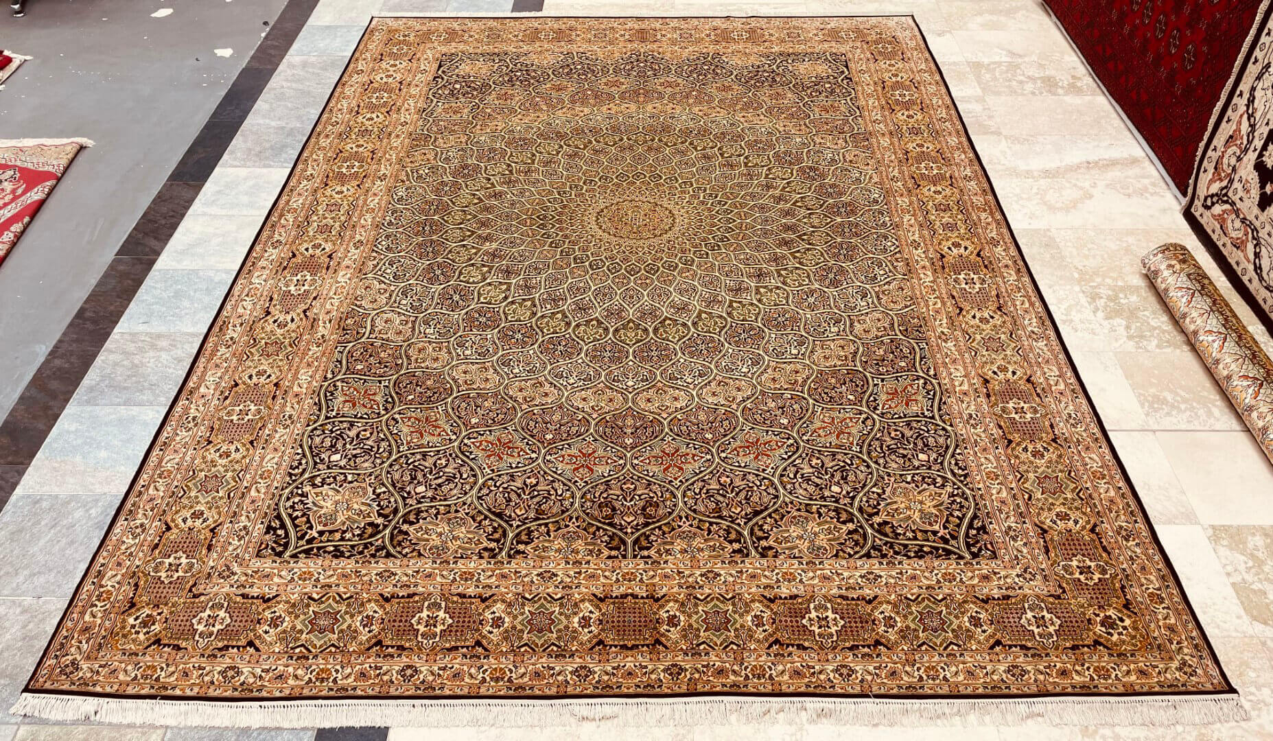 Oriental rug Kashmir Silk/Silk Royal