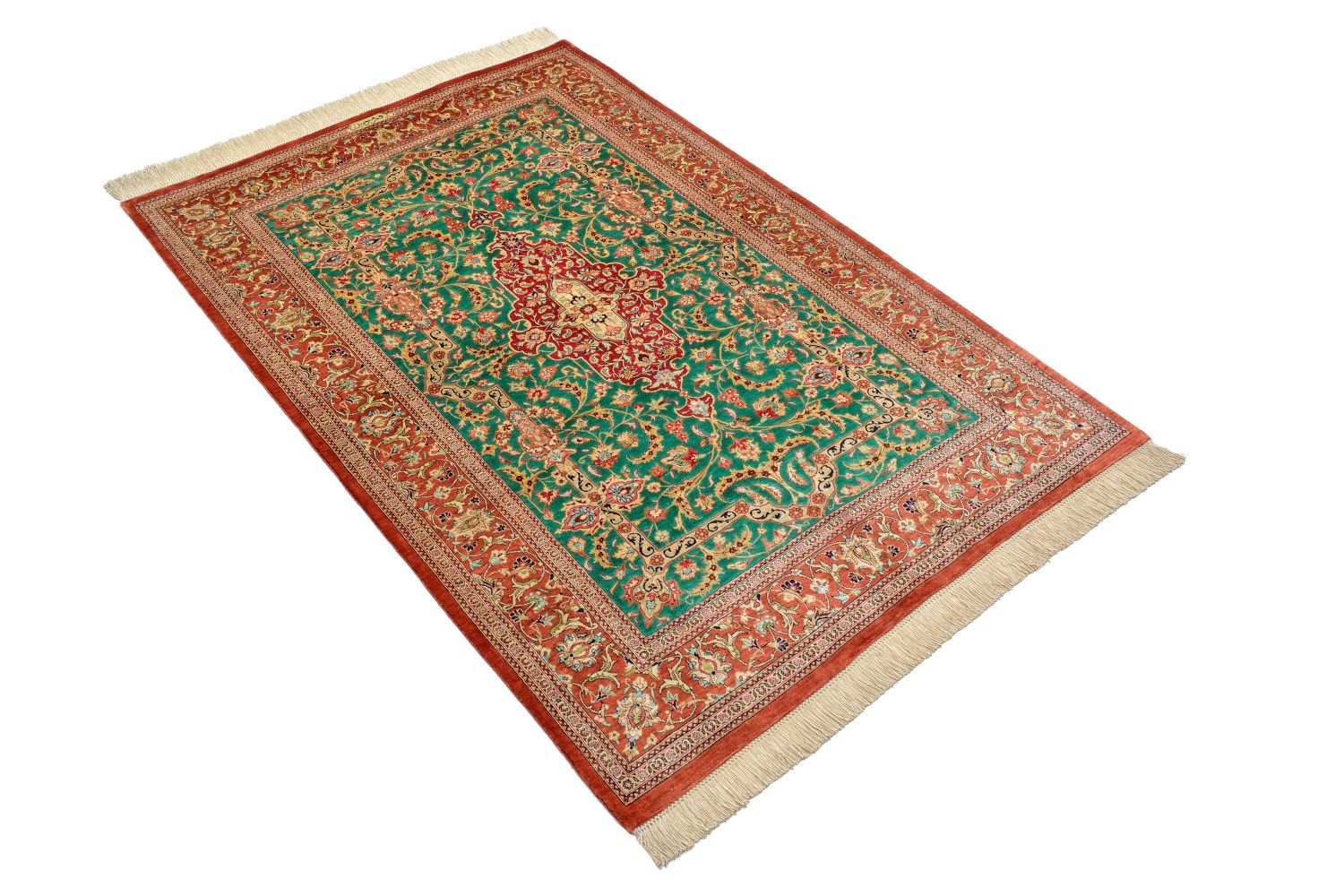 Oriental rug Ghom Silk Royal