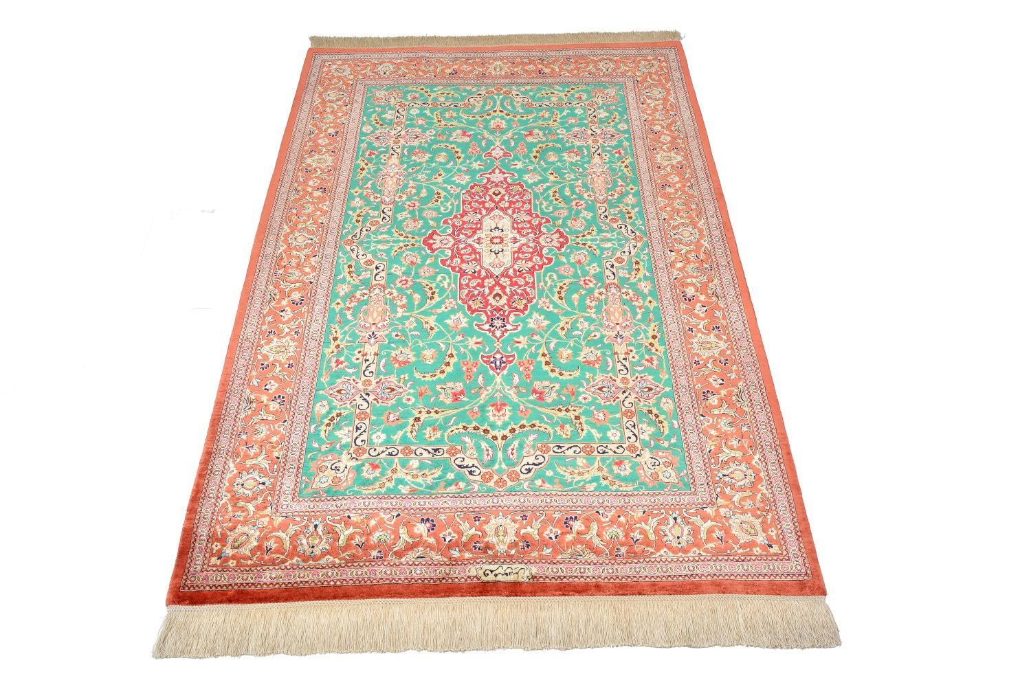 Oriental rug Ghom Silk Royal