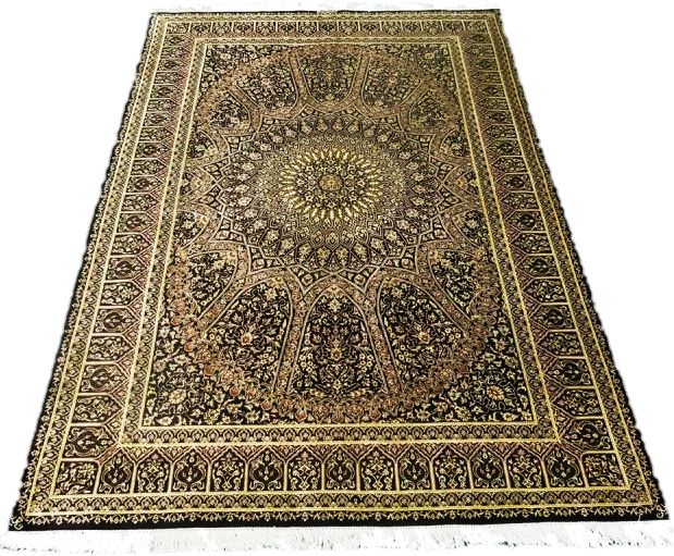 Oriental rug Ghom Silk Imperial