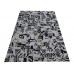 Modern rug Cascade Leather Premium White